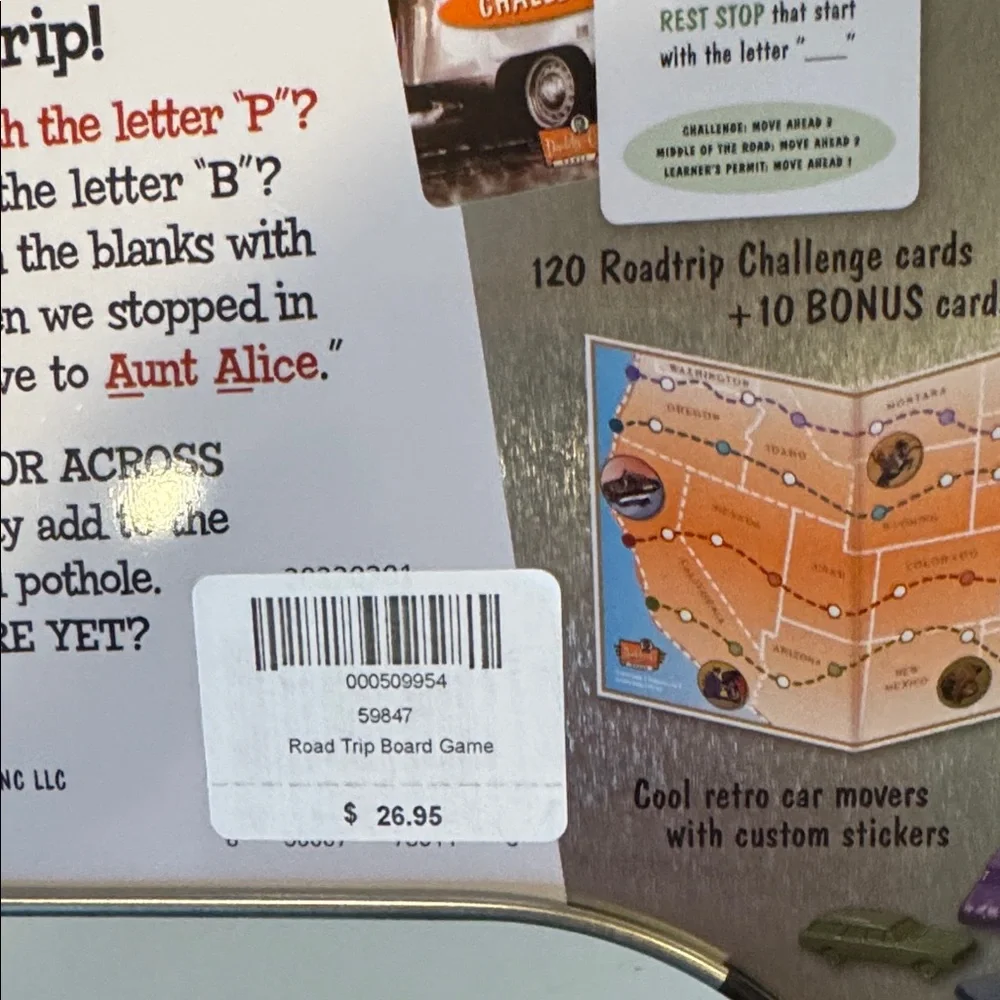 Game Daddy-O RoadTrip Wacky Words Game in Tin